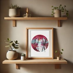 the pink forest