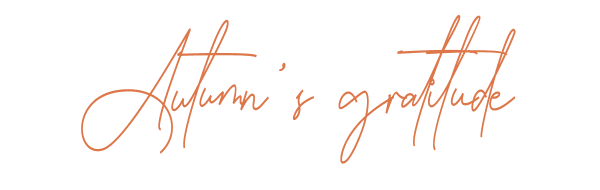 autumn's gratitude
