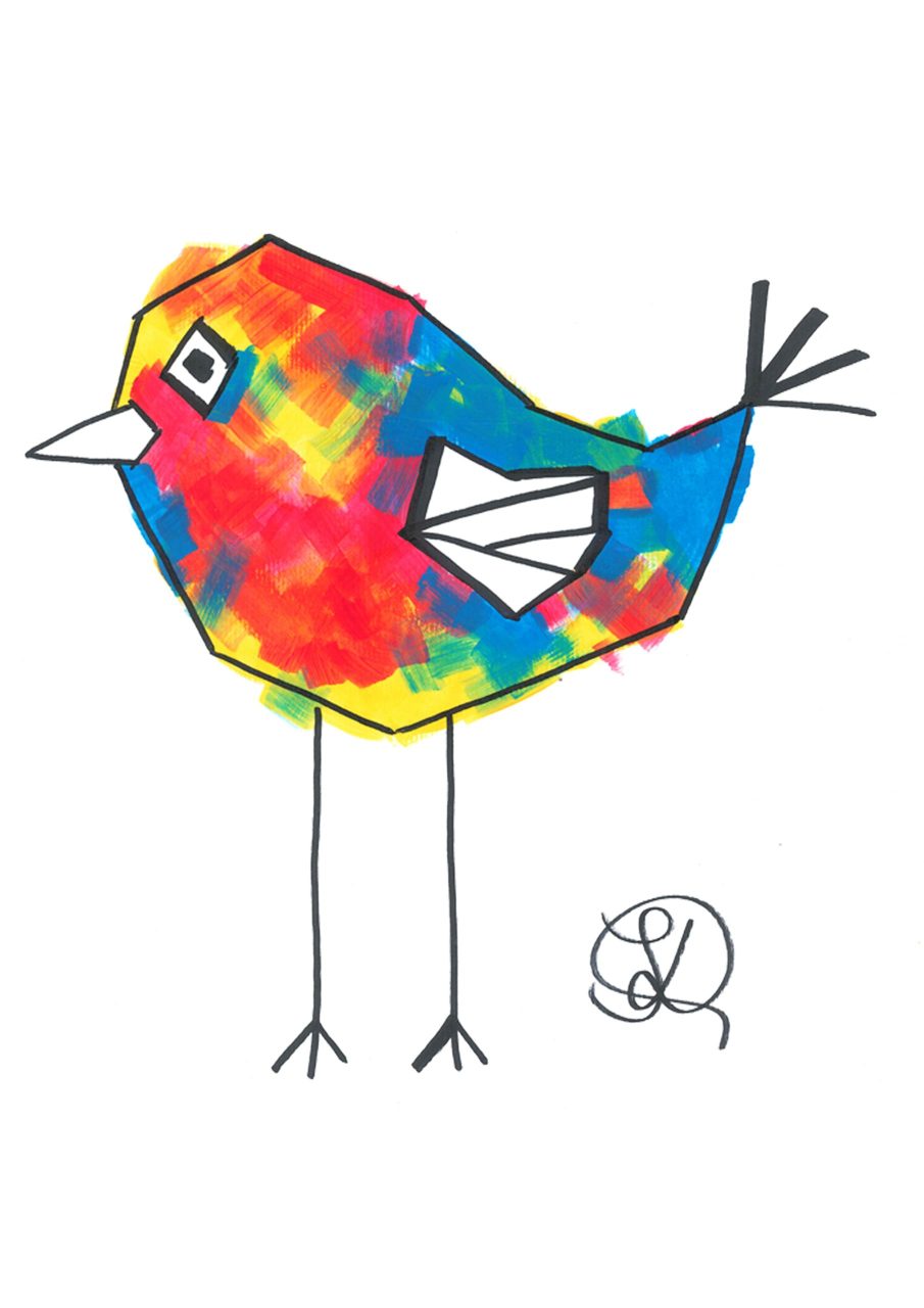 happy little paintings bird