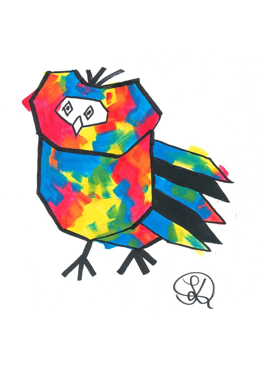 happy little paintings owl one
