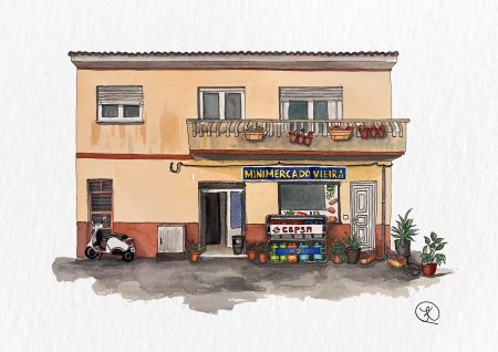 painting minimercado