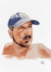painting of portrait one